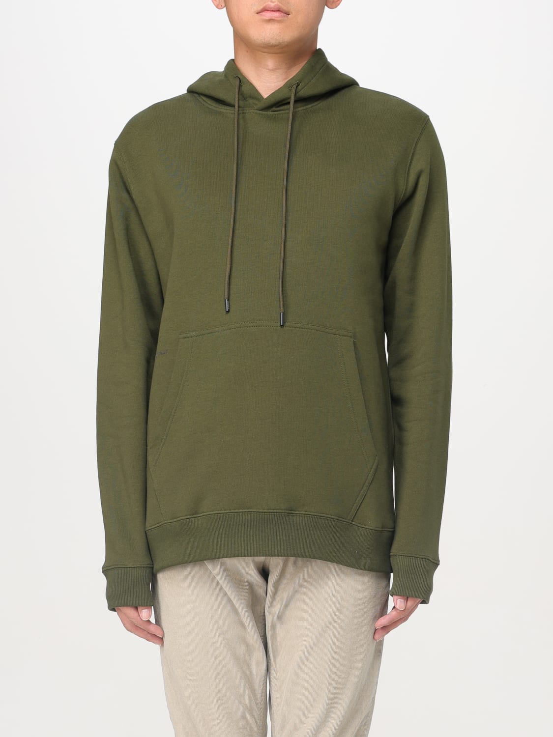 DONDUP FELPA: Felpa Dondup in cotone con logo , Militare - Img 1