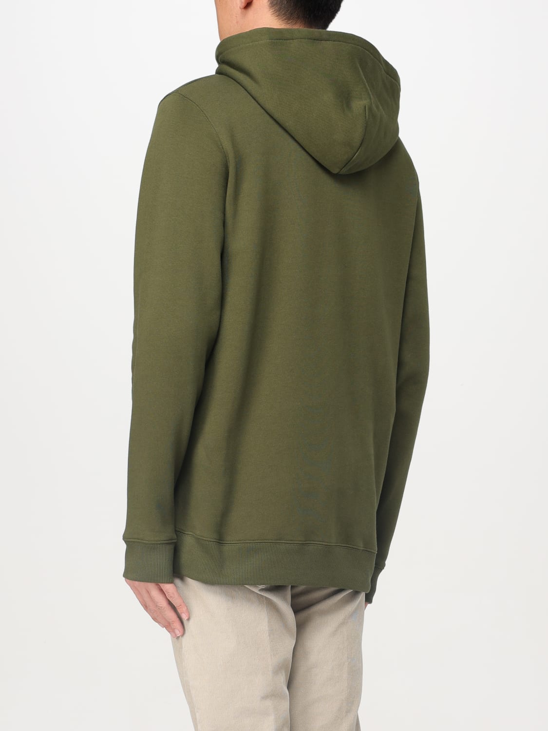 DONDUP FELPA: Felpa Dondup in cotone con logo , Militare - Img 2