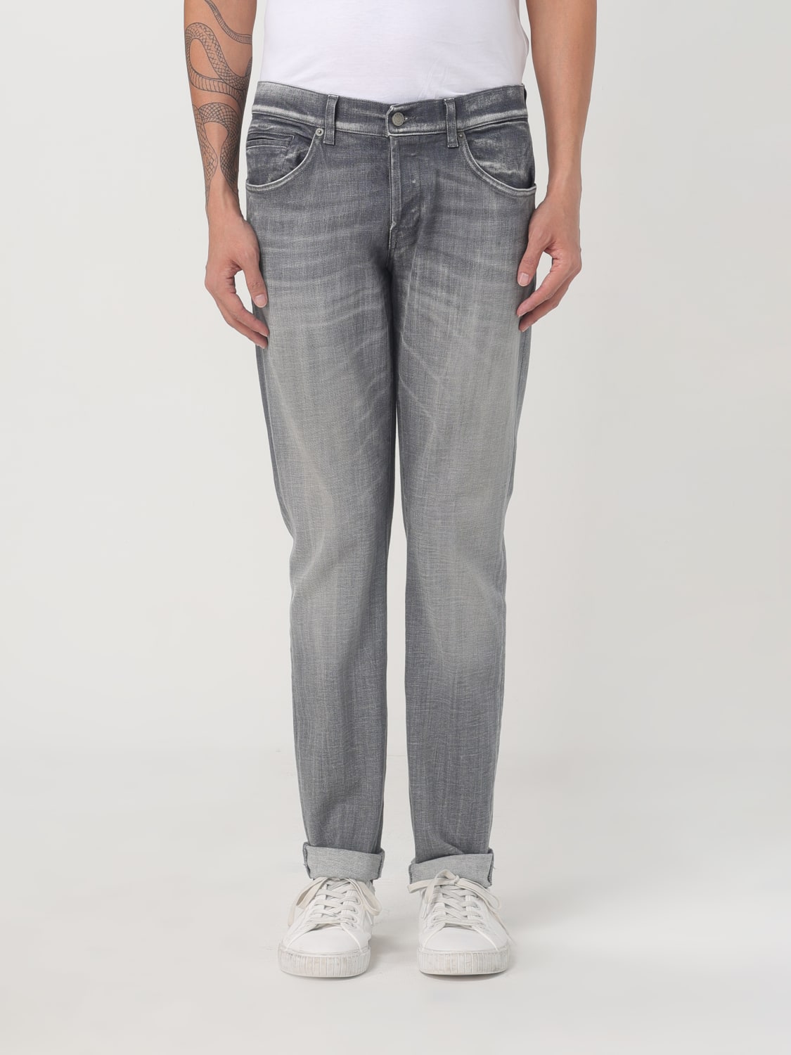 DONDUP JEANS: Jeans Dondup in denim di cotone , Denim - Img 1