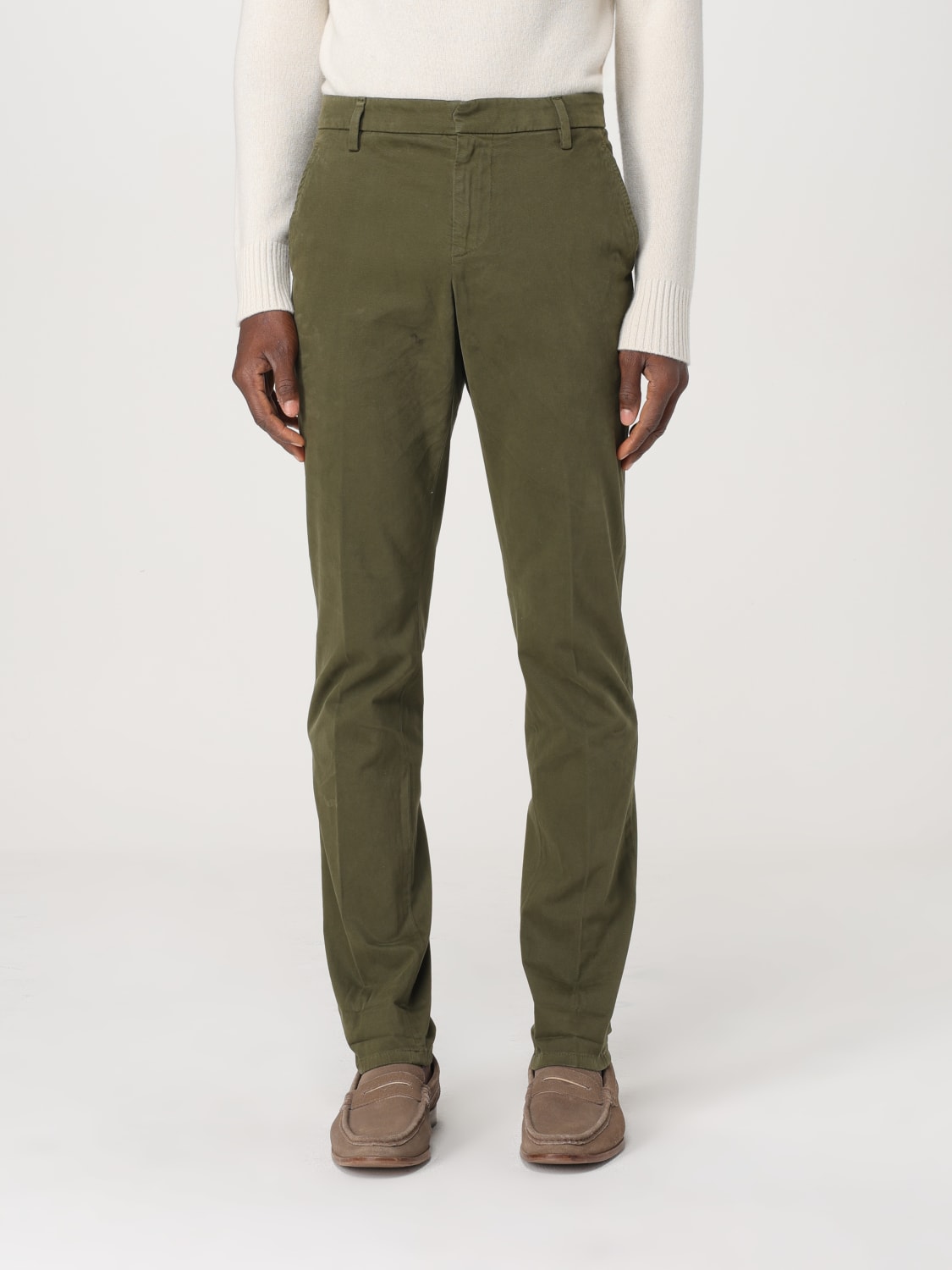 DONDUP PANTS: Pants men Dondup, Military - Img 1