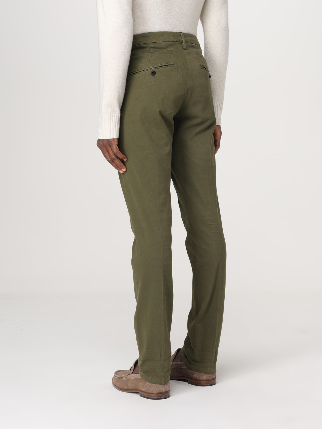 DONDUP PANTS: Pants men Dondup, Military - Img 2