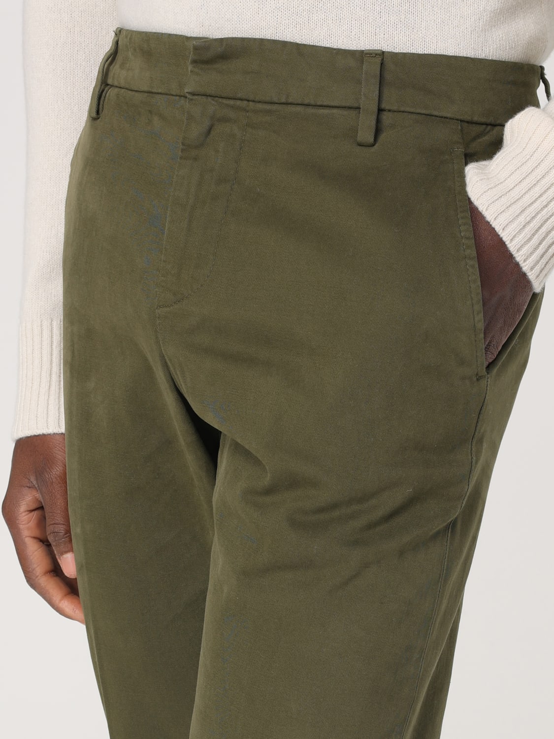 DONDUP PANTS: Pants men Dondup, Military - Img 3