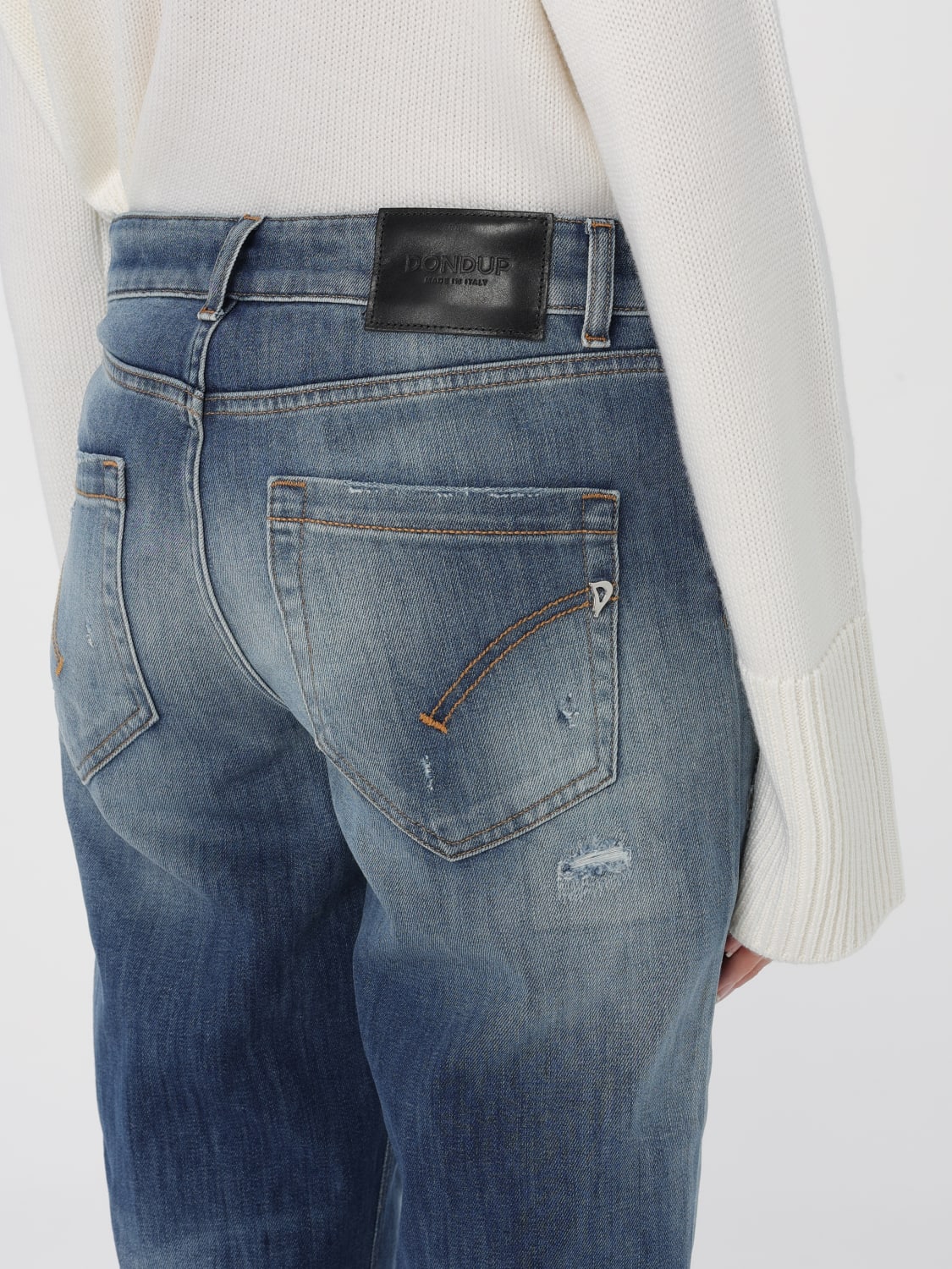 DONDUP JEANS: Jeans Dondup in denim stretch , Blue - Img 3