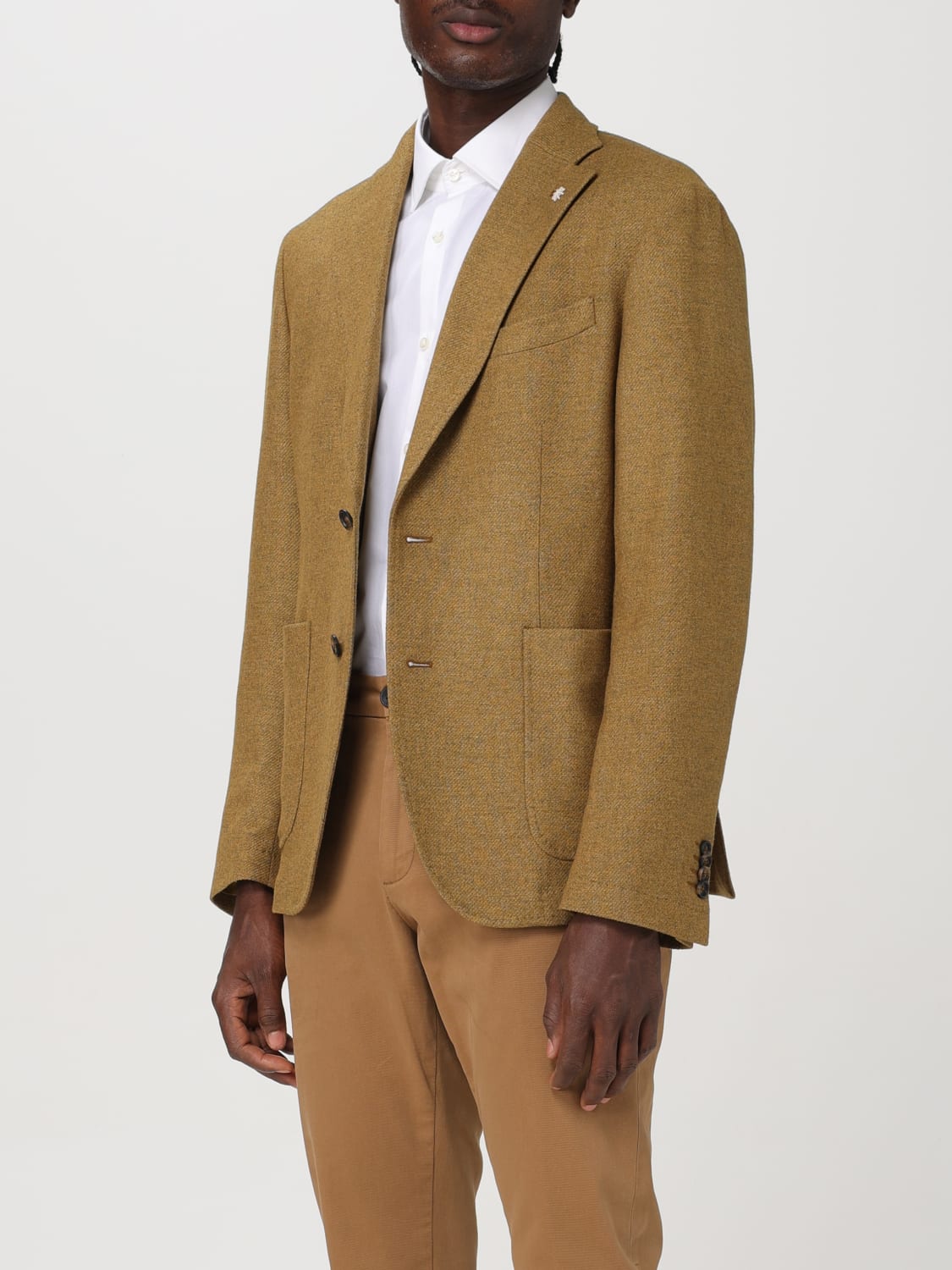 MANUEL RITZ BLAZER: Blazer men Manuel Ritz, Ocher - Img 3