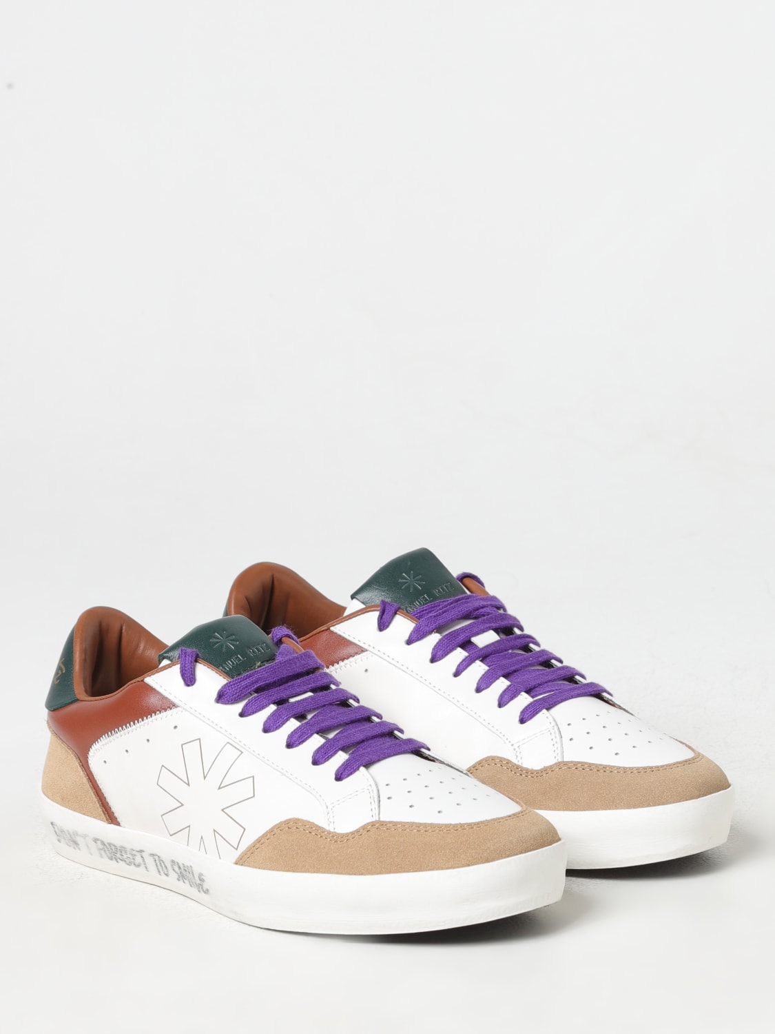 MANUEL RITZ SNEAKERS: Sneakers men Manuel Ritz, Brown - Img 2