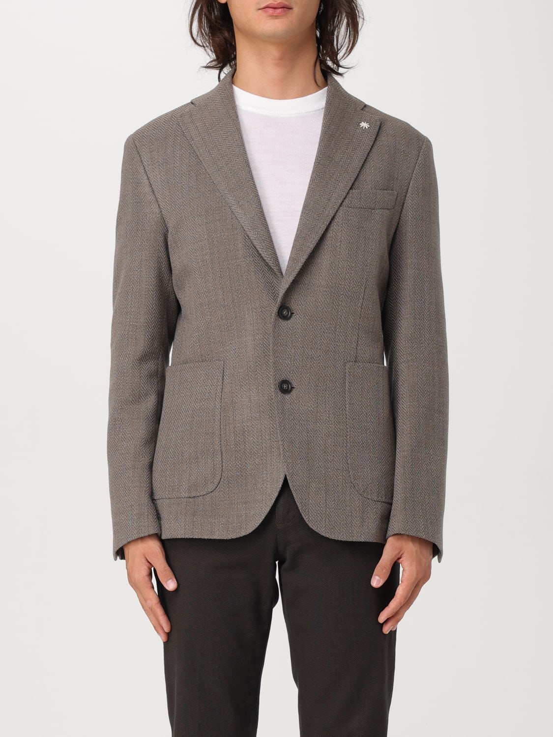 Giglio Blazer Manuel Ritz in lana e cotone