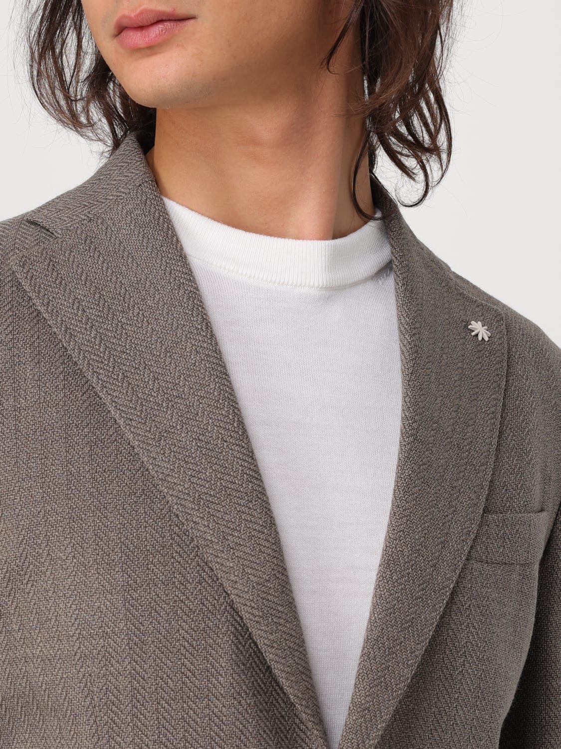 MANUEL RITZ BLAZER: Blazer men Manuel Ritz, Dove Grey - Img 4