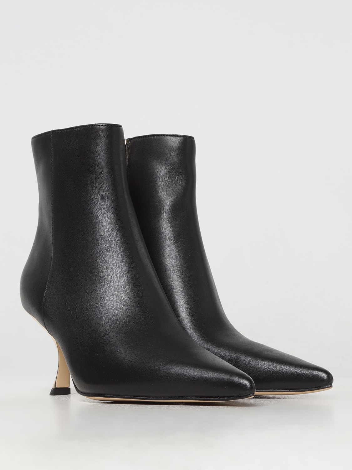 ショートブーツ・ブーティ Michael Kors Woman Flat ankle boots Black 40F4CLME5L 001 Michael Kors Outlet: Flat ankle boots woman - Black