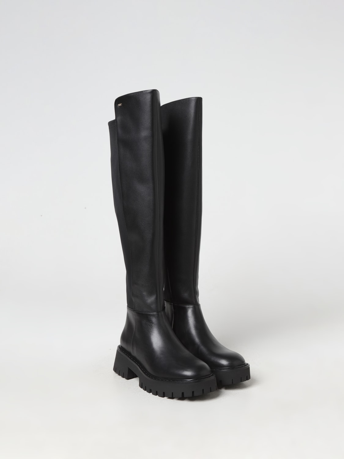Michael kors black and brown boots online