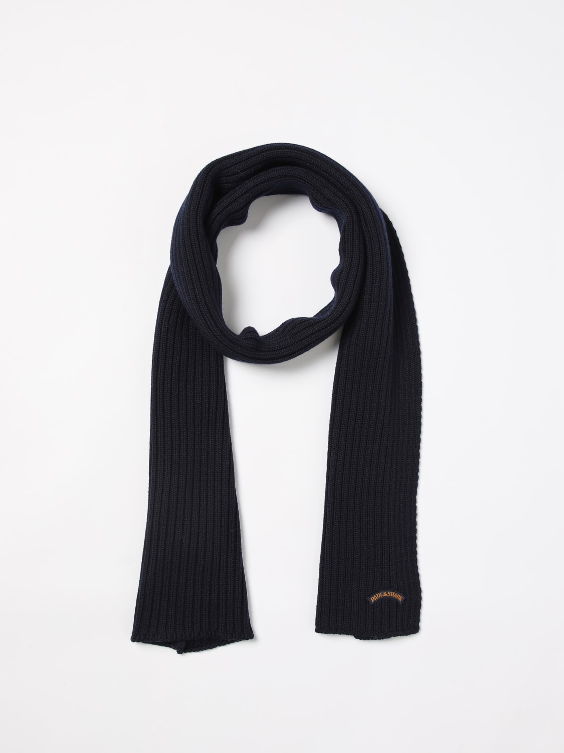 PAUL & SHARK SCIARPA: Sciarpa Paul & Shark in lana a coste , Blue - Img 2