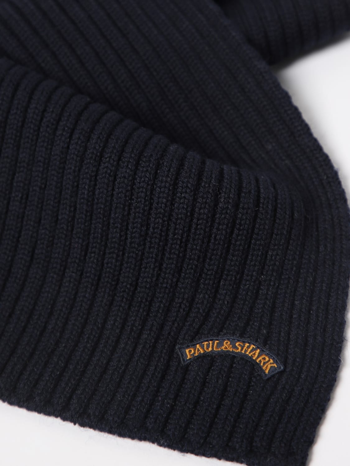 PAUL & SHARK SCIARPA: Sciarpa Paul & Shark in lana a coste , Blue - Img 3