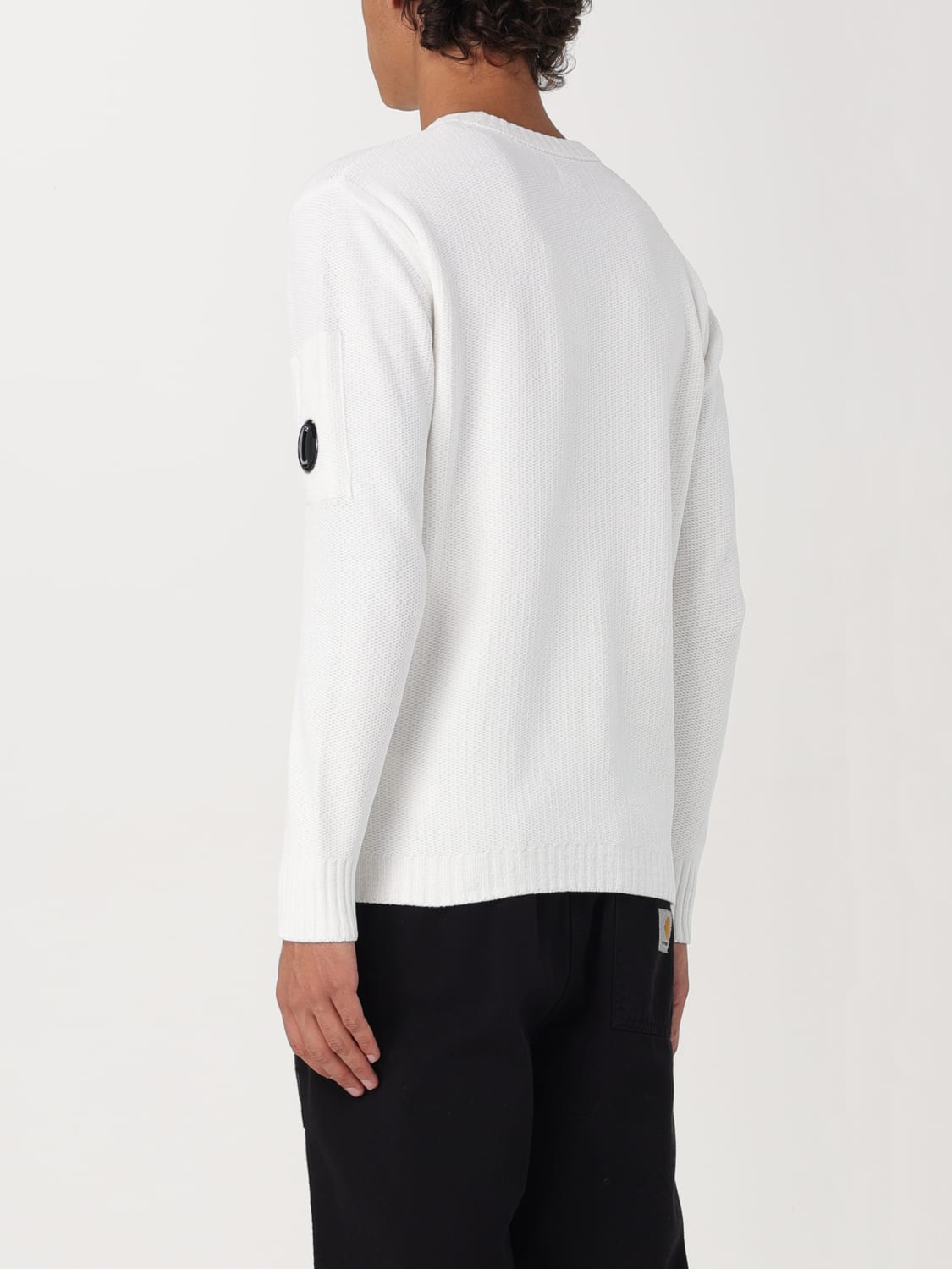 C.P. COMPANY SWEATER: Sweater men C.P. Company, White - Img 2