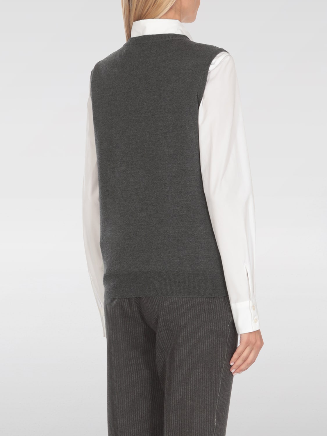 FABIANA FILIPPI SWEATER: Sweater woman Fabiana Filippi, Charcoal - Img 3