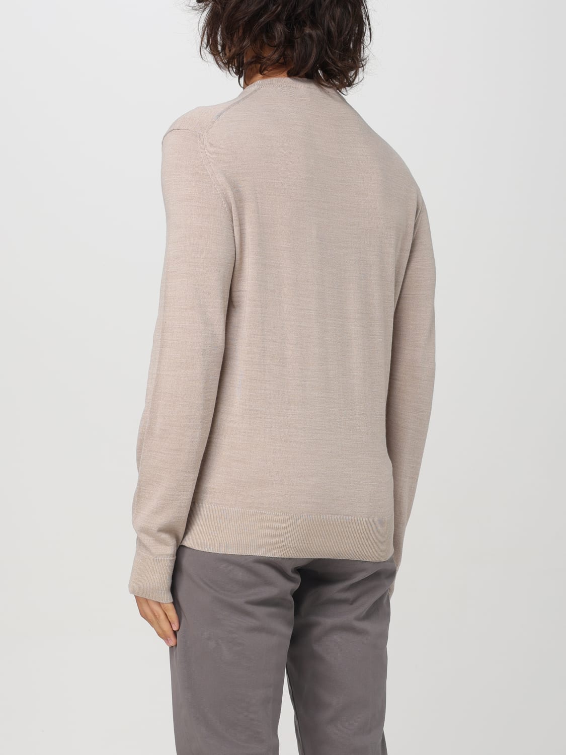 MANUEL RITZ SWEATER: Sweater men Manuel Ritz, Beige - Img 2