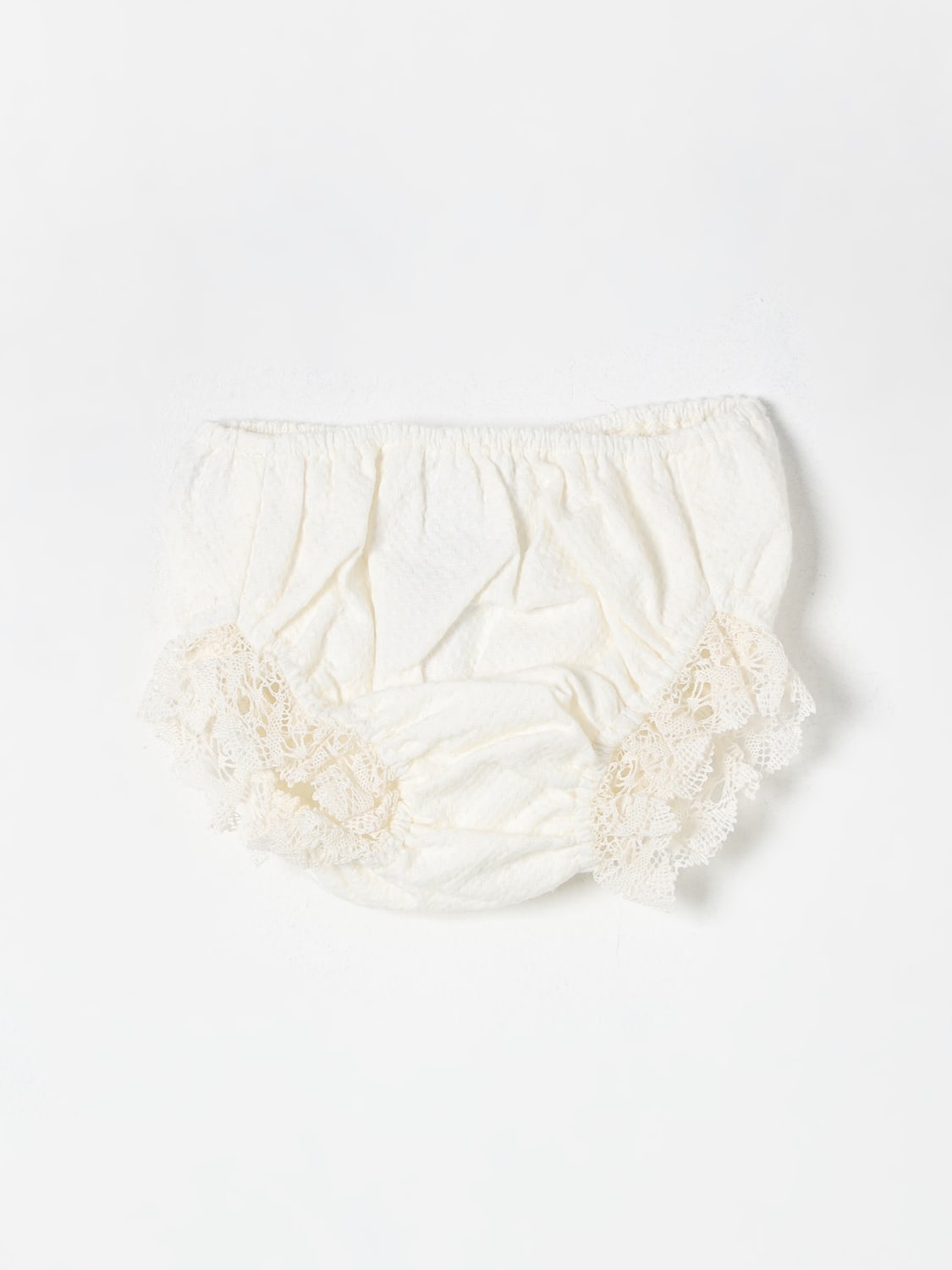 PAZ RODRIGUEZ SHORTS: Pants kids Paz Rodriguez, White - Img 1