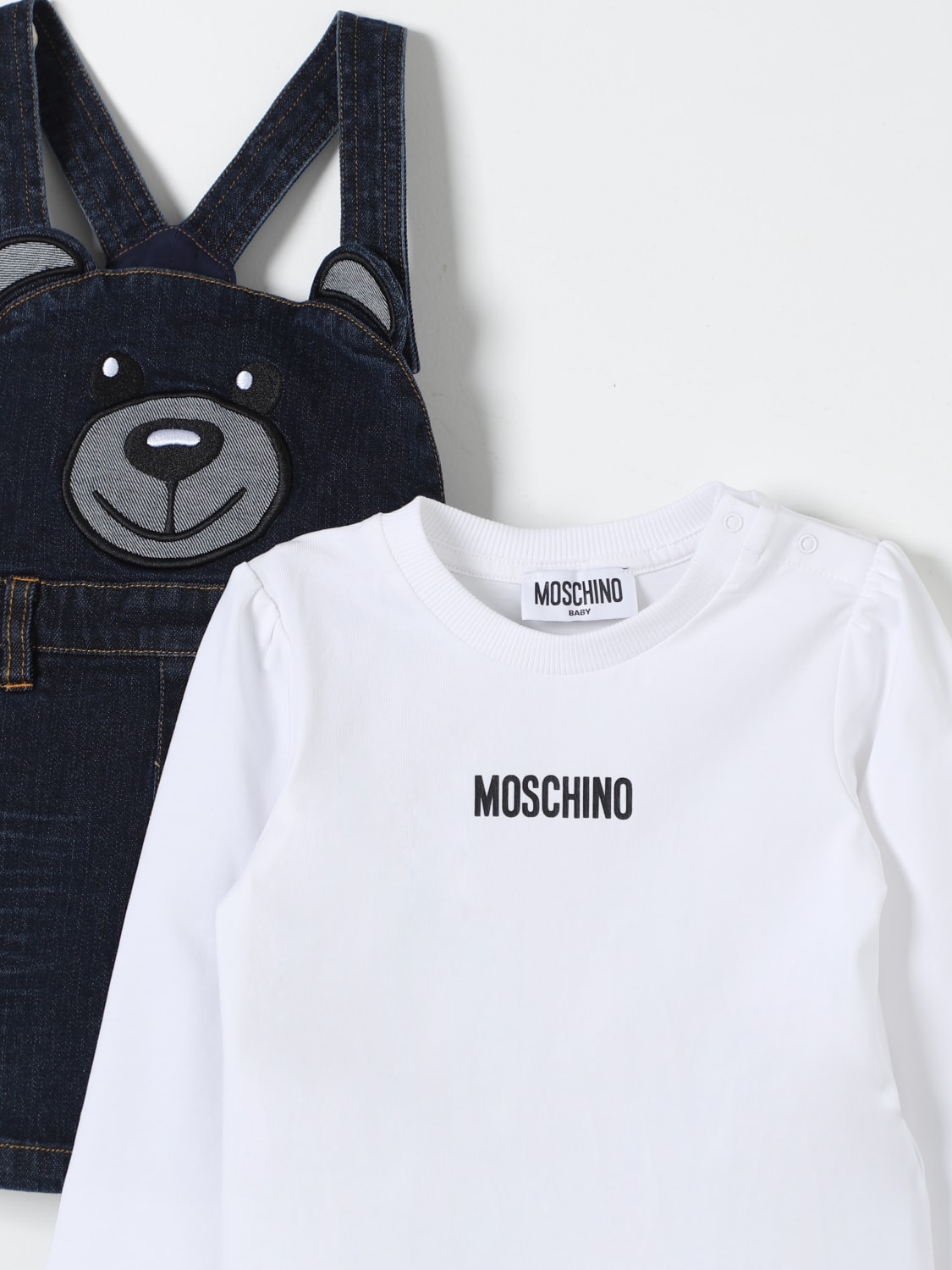 MOSCHINO 셔츠: 셔츠 남아 Moschino, 화이트 - Img 3