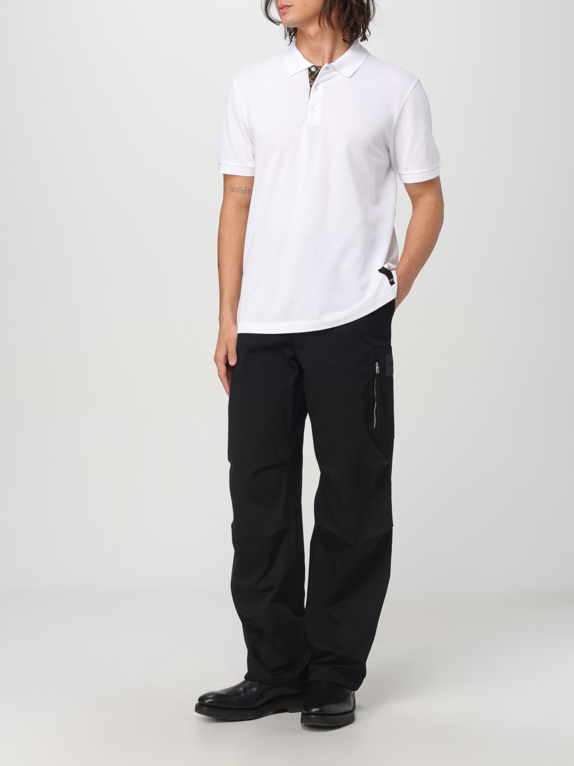 FENDI POLO SHIRT: Polo shirt men Fendi, White - Img 2