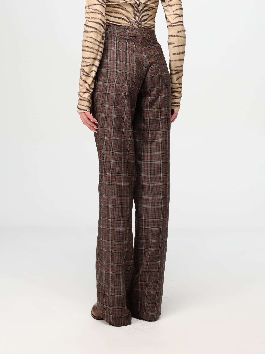 STELLA MCCARTNEY PANTS: Pants woman Stella McCartney, Brown - Img 3