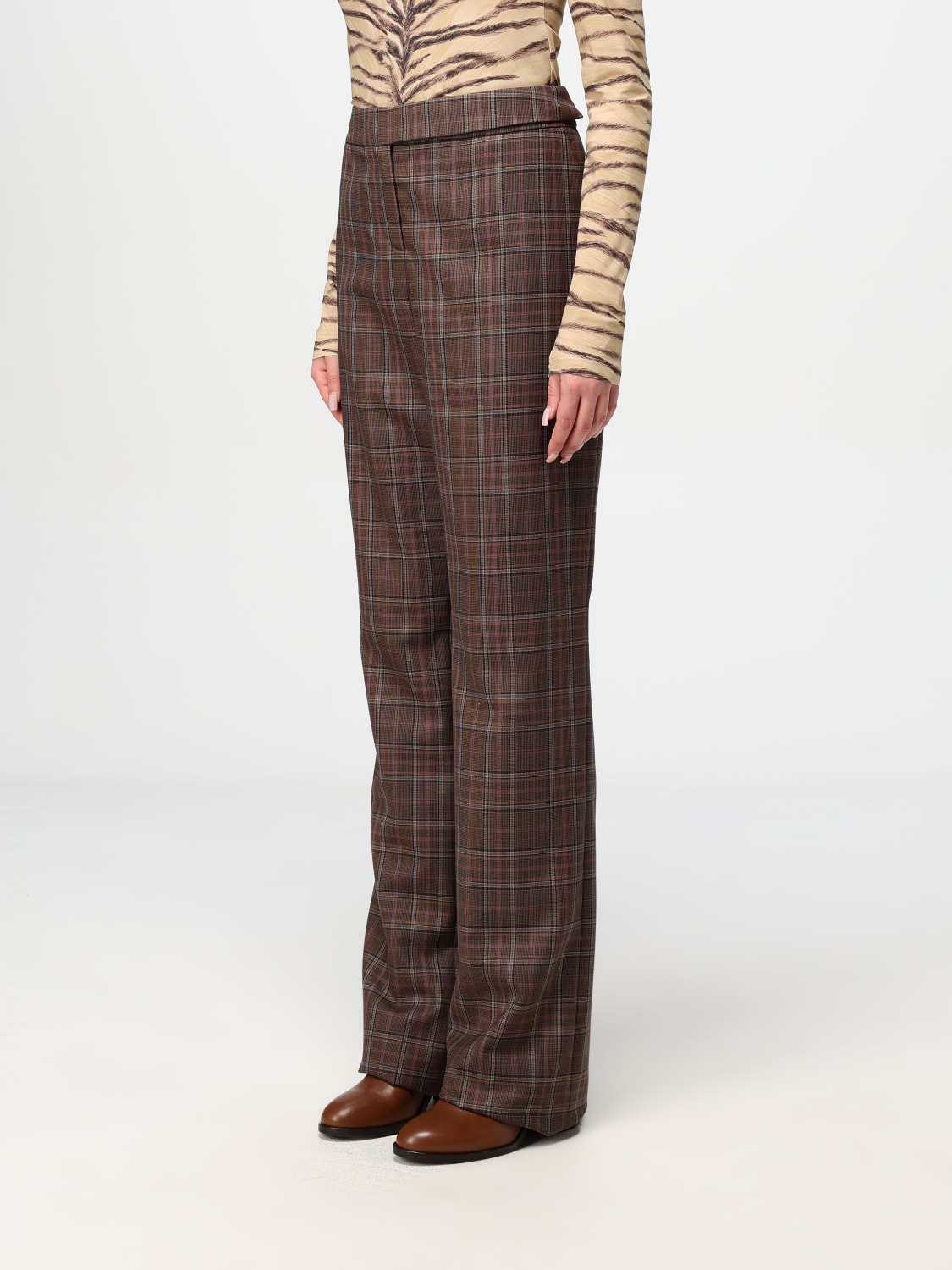 STELLA MCCARTNEY PANTS: Pants woman Stella McCartney, Brown - Img 4