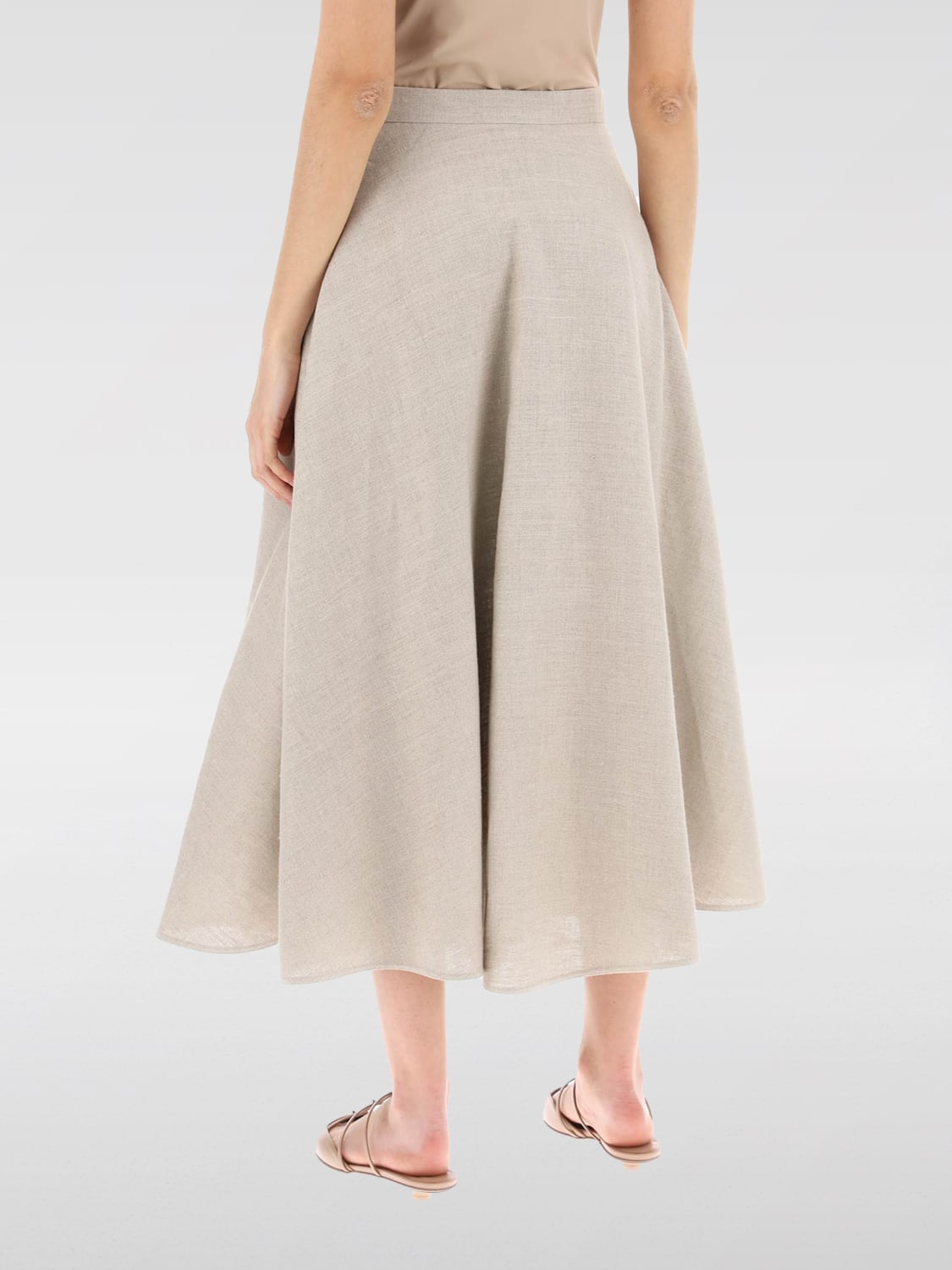 VALENTINO SKIRT: Skirt woman Valentino, Beige - Img 2