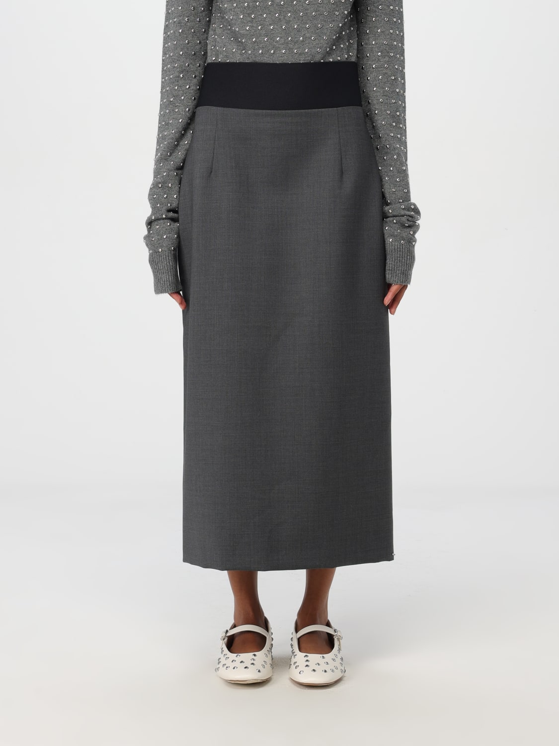 Giglio Gonna Sportmax in lana vergine