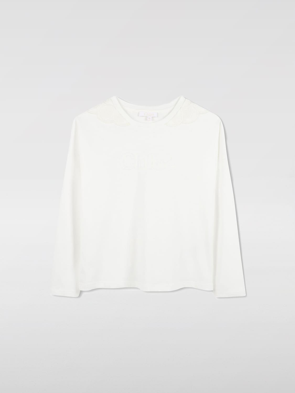 CHLOÉ POLO SHIRT: Polo shirt kids ChloÉ, White - Img 1