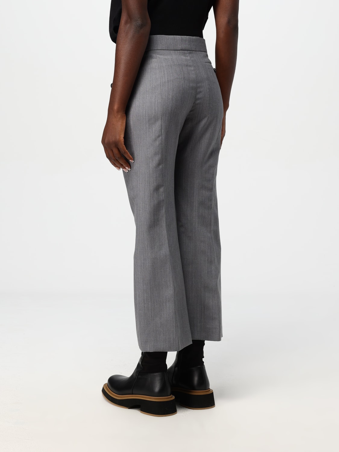 ALEXANDER MCQUEEN PANTS: Pants woman Alexander McQueen, Grey - Img 3