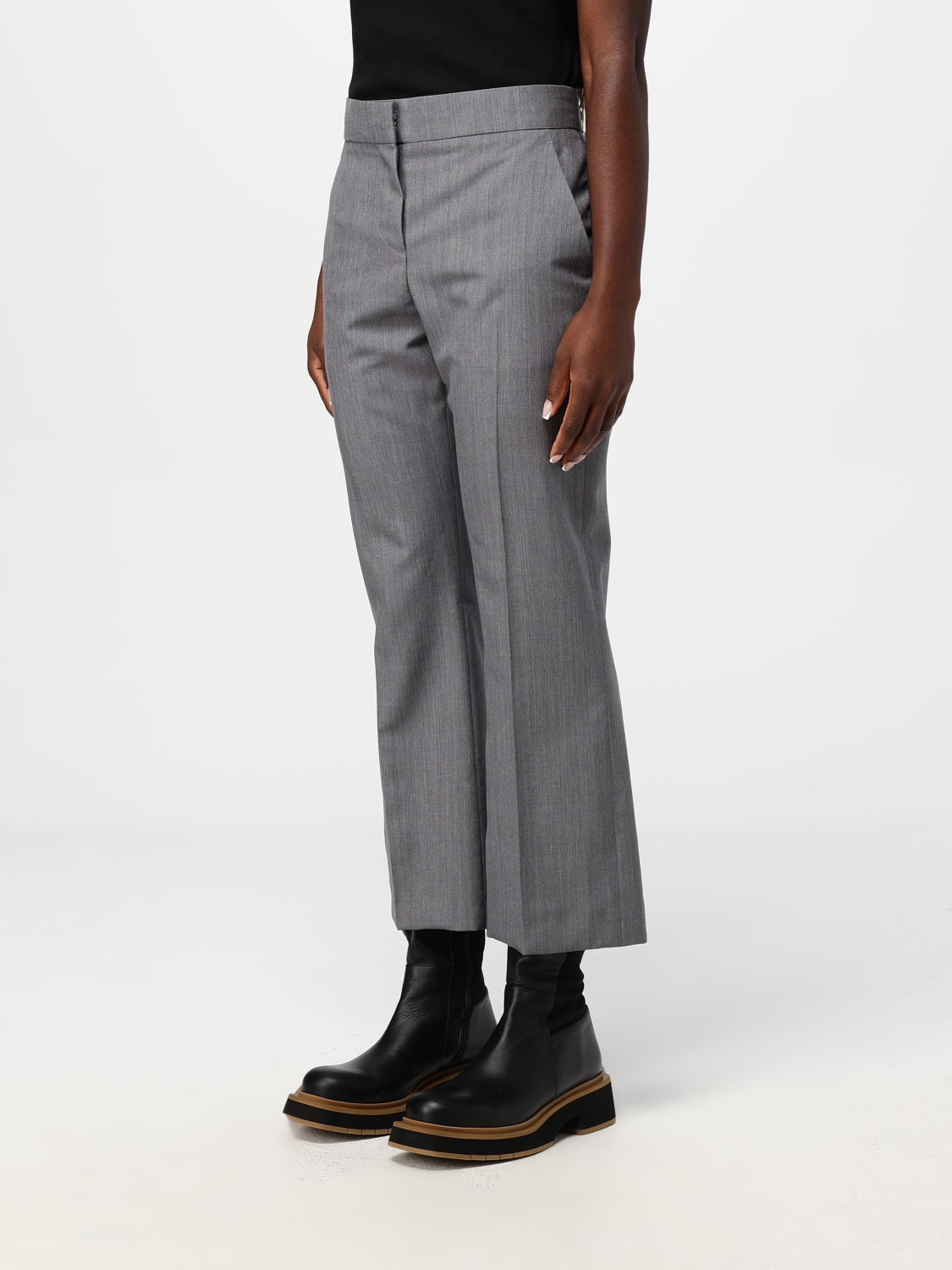 パンツ ALEXANDER MCQUEEN Woman Pants Grey 803107QJAEK 1015 McQueen Outlet: Pants woman - Grey | McQueen pants