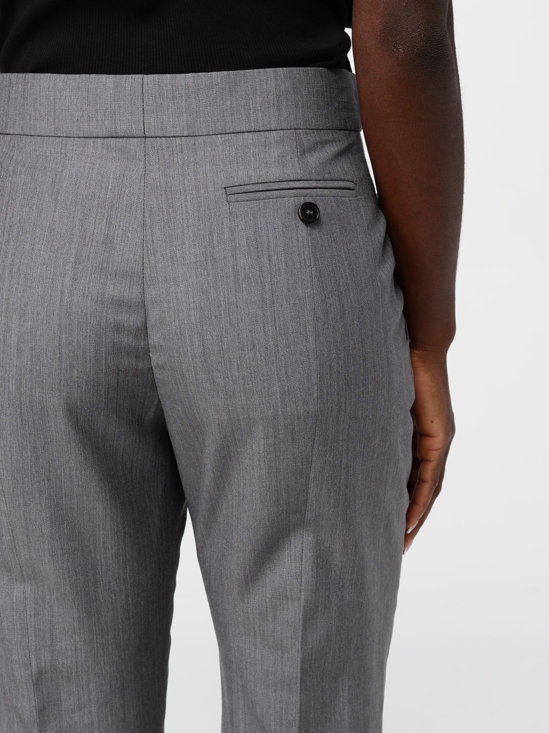 パンツ ALEXANDER MCQUEEN Woman Pants Grey 803107QJAEK 1015 McQueen Outlet: Pants woman - Grey | McQueen pants