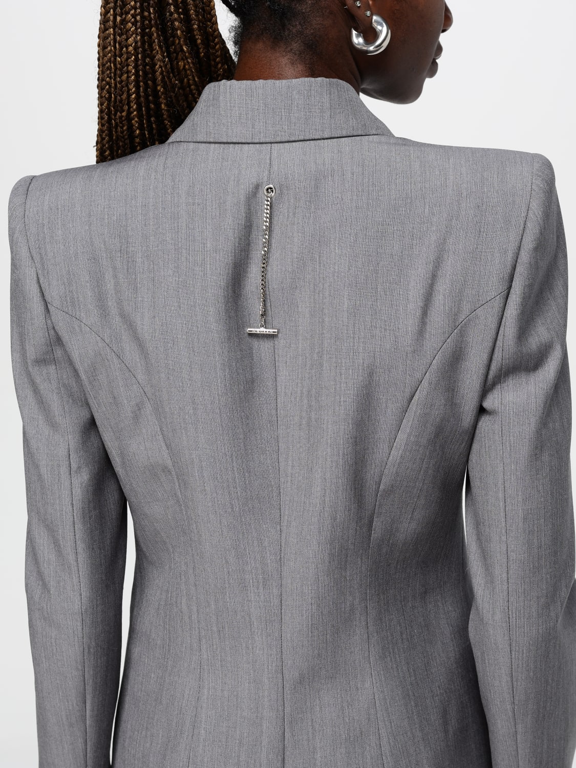 ALEXANDER MCQUEEN BLAZER: Blazer damen Alexander McQueen, Grau - Img 5