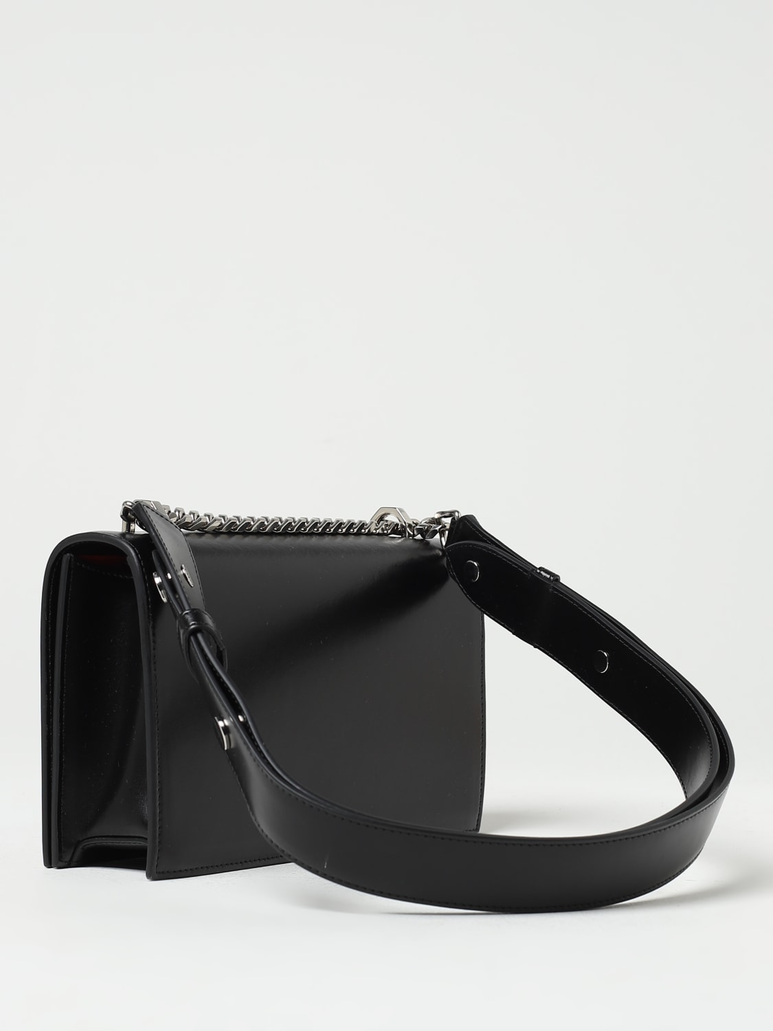 ALEXANDER MCQUEEN UMHÄNGETASCHE: Schultertasche damen Alexander McQueen, Schwarz - Img 2