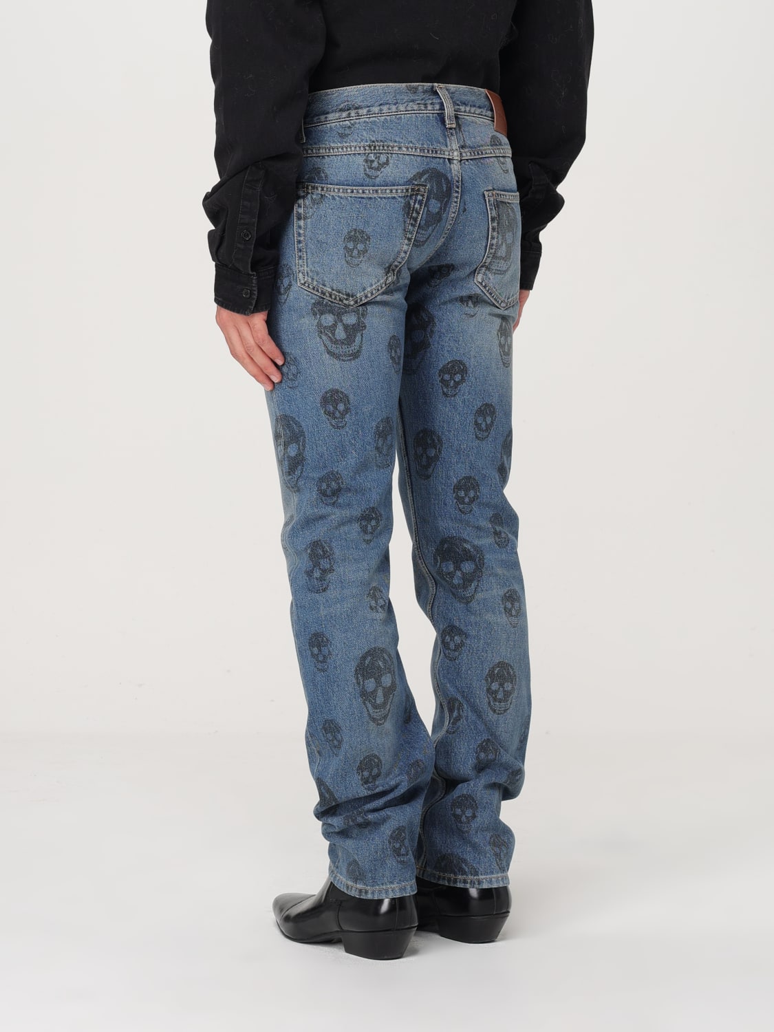 ALEXANDER MCQUEEN JEANS: Jeans men Alexander McQueen, Blue - Img 2