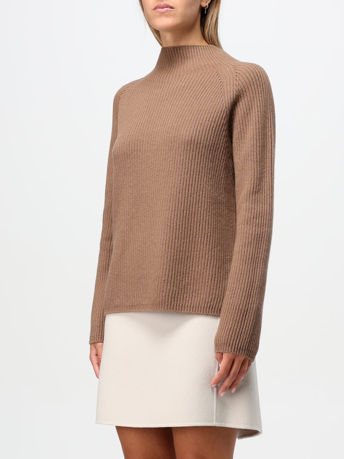 'S MAX MARA MAGLIA: Maglione 'S Max Mara in lana e cashmere , Cammello - Img 4