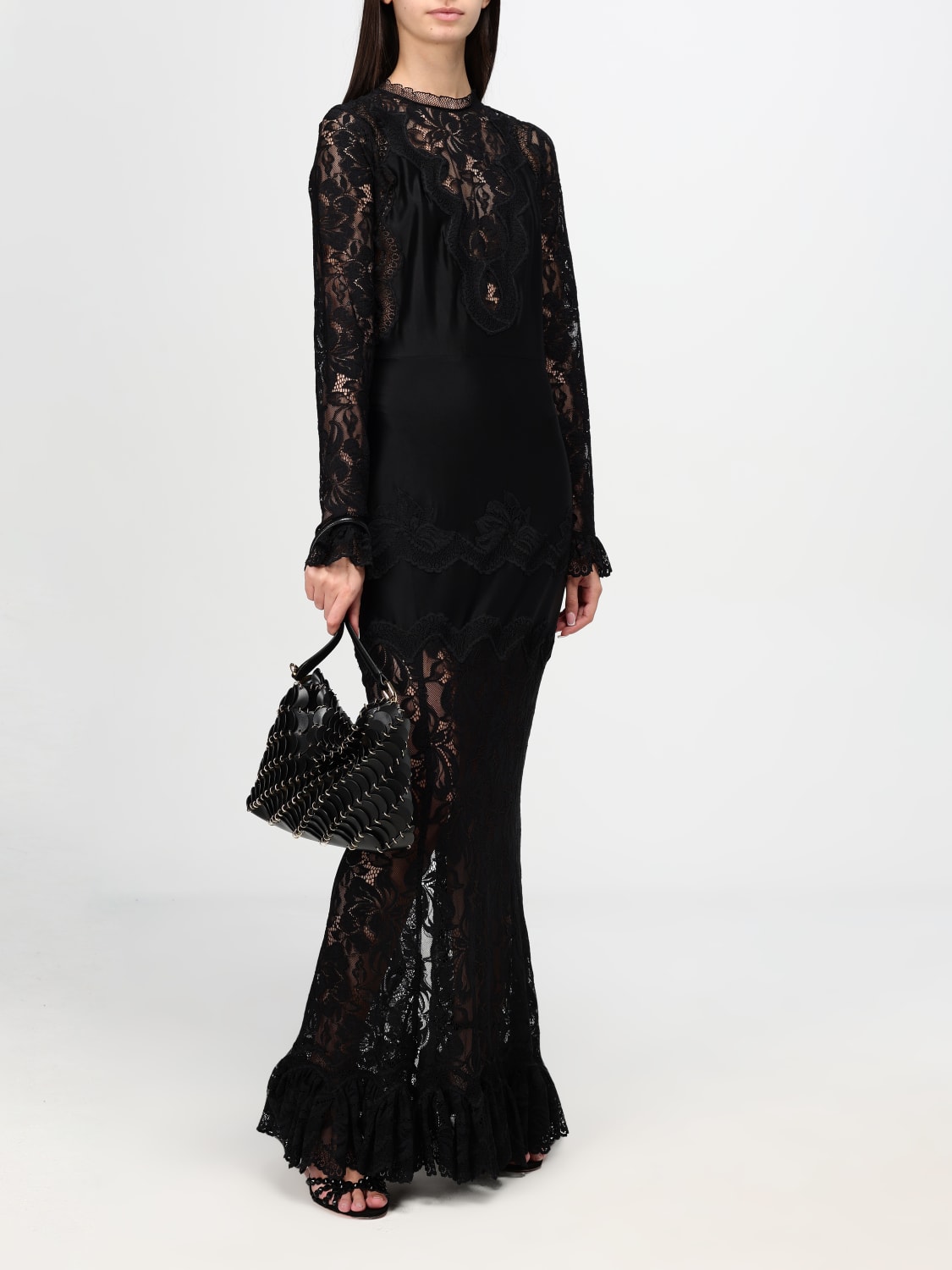 RABANNE BOLSO DE HOMBRO: Bolso de hombro mujer Rabanne, Negro - Img 2