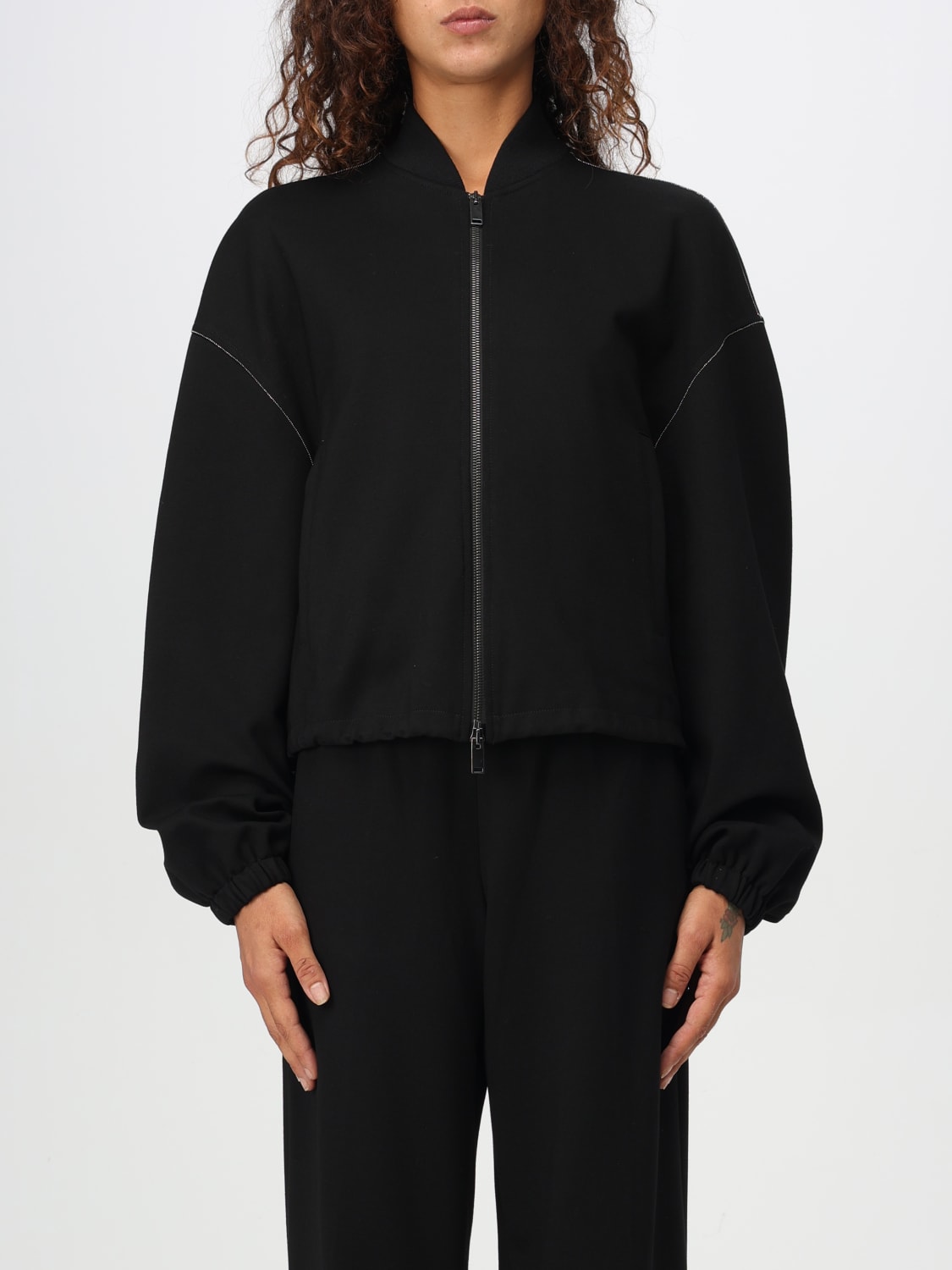 FABIANA FILIPPI JACKET: Coat woman Fabiana Filippi, Black - Img 1