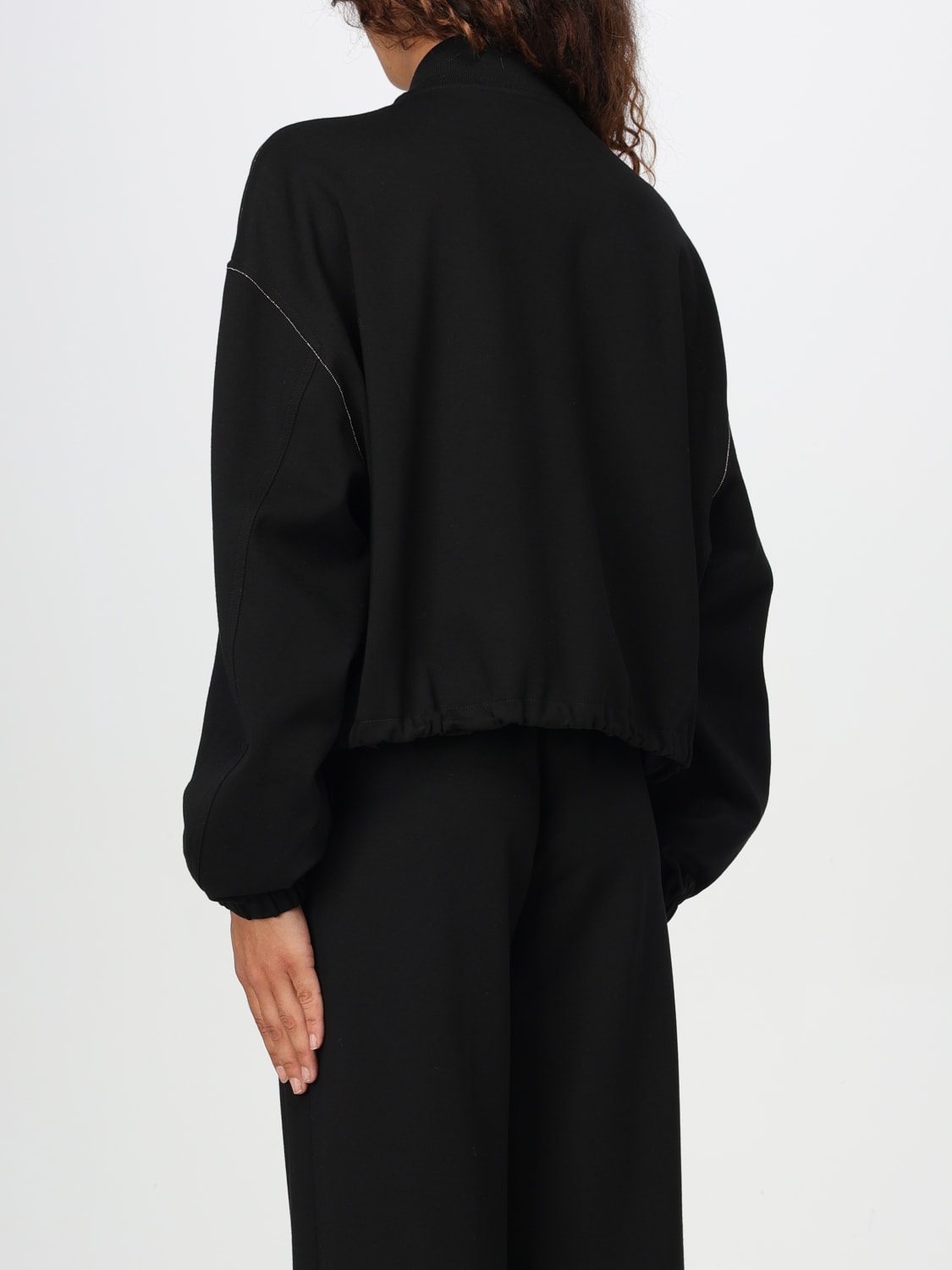 FABIANA FILIPPI JACKET: Coat woman Fabiana Filippi, Black - Img 3