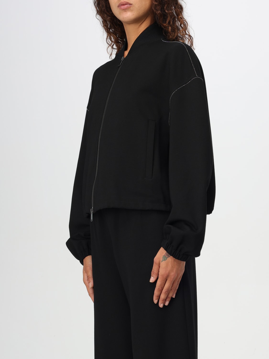 FABIANA FILIPPI JACKET: Coat woman Fabiana Filippi, Black - Img 4