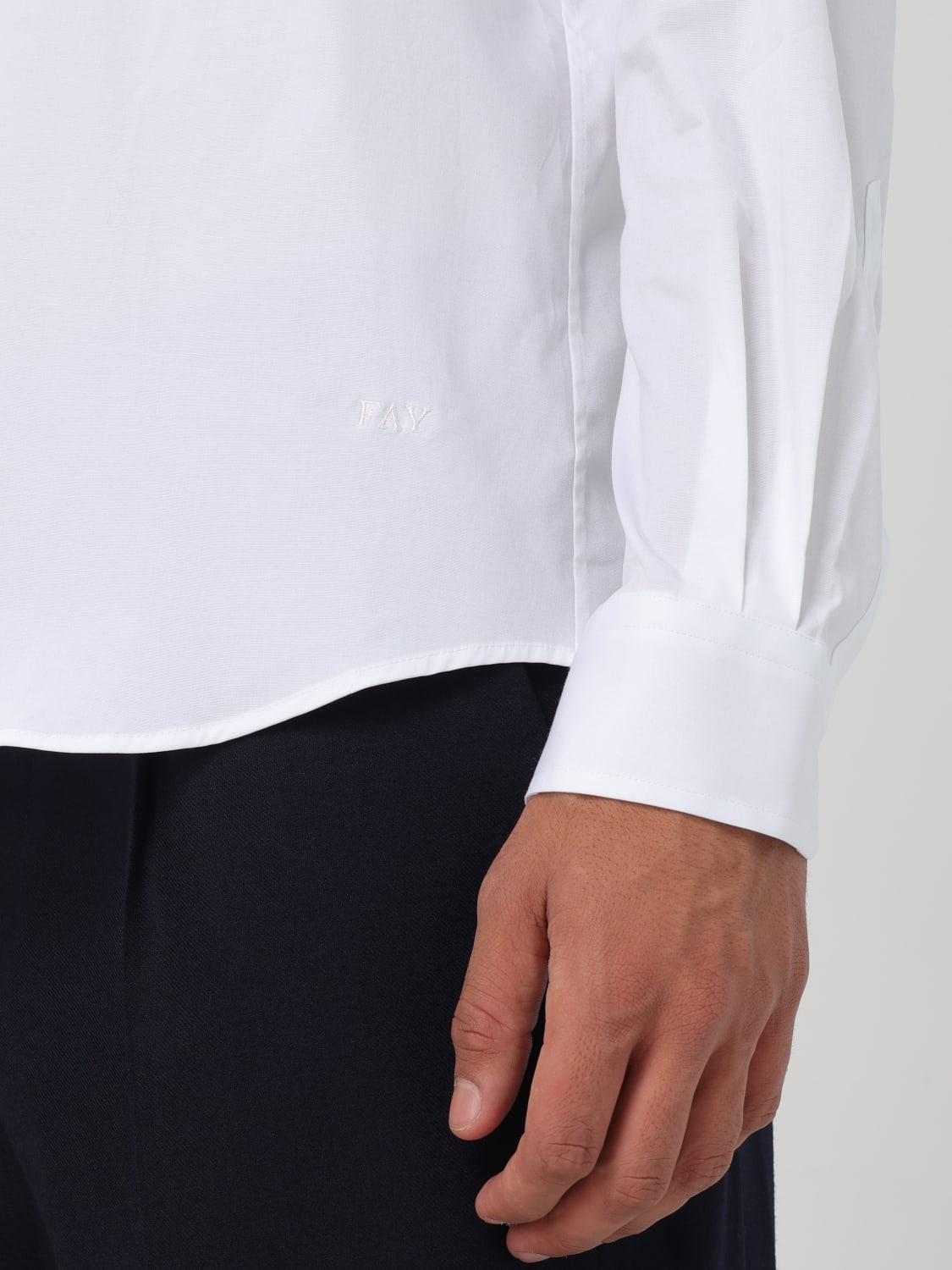 FAY SHIRT: Fay men's shirt, White - Img 3