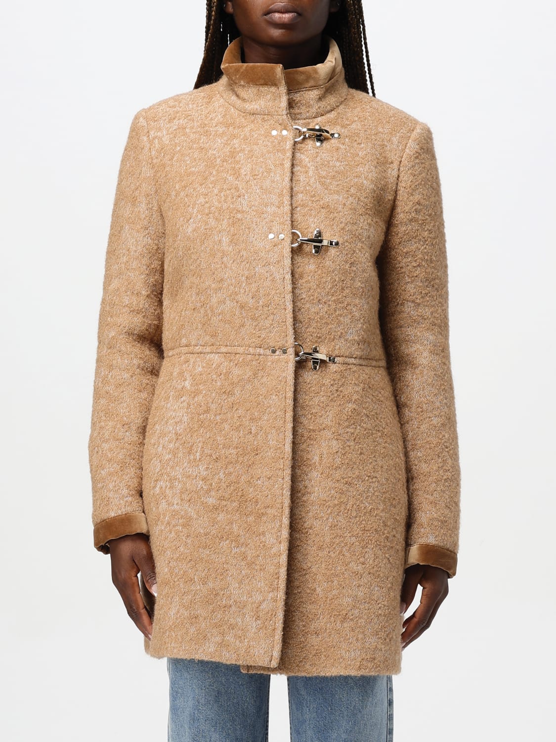 FAY COAT: Coat woman Fay, Camel - Img 1