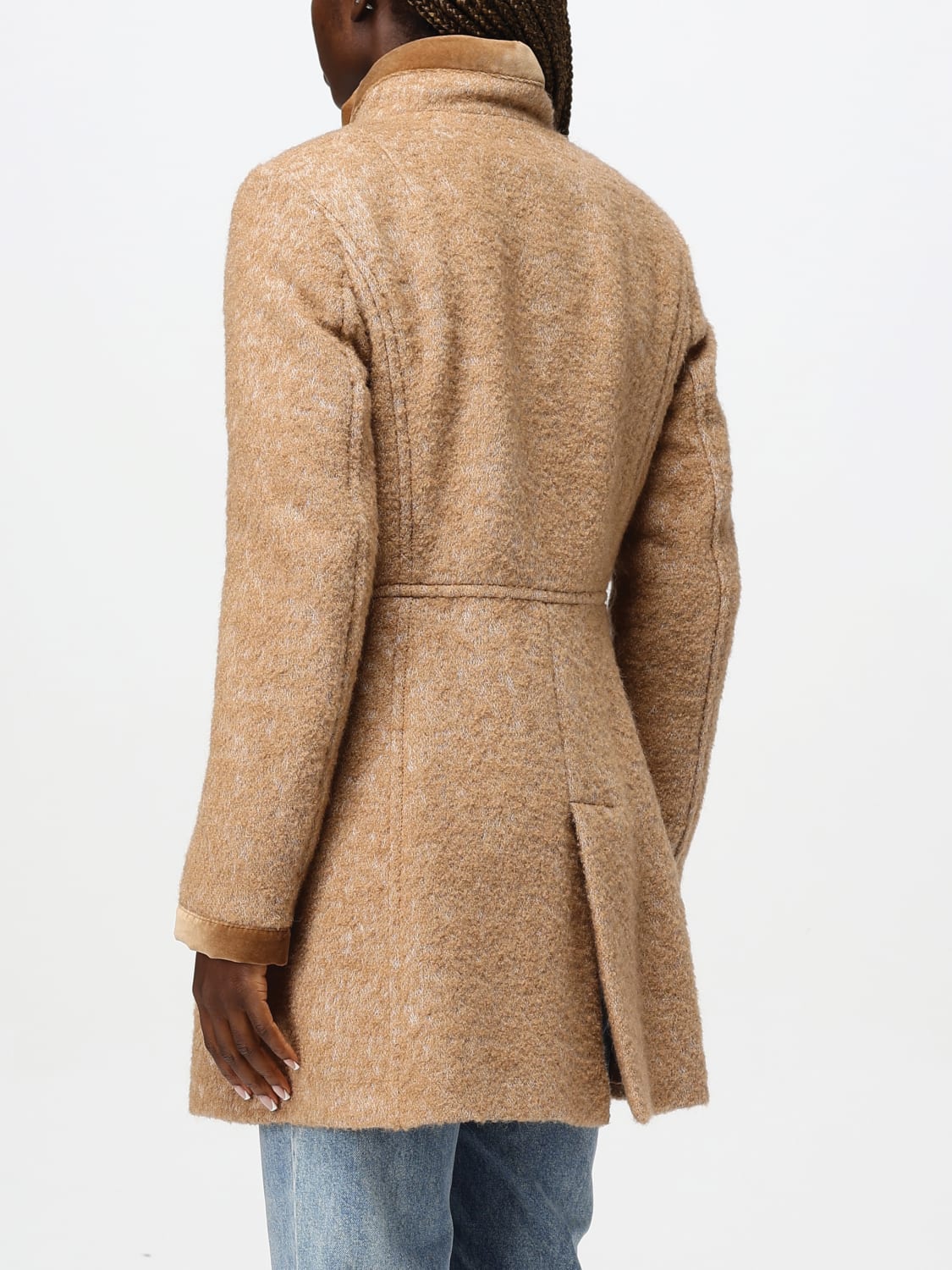 FAY COAT: Coat woman Fay, Camel - Img 2