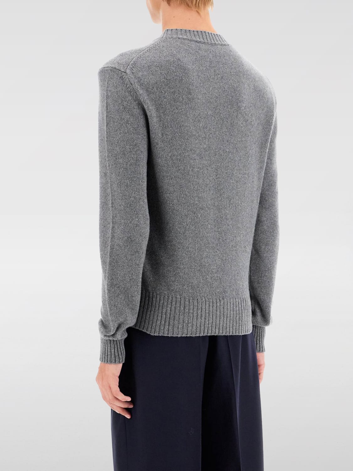 AMI PARIS SWEATER: Sweater men Ami Paris, Grey - Img 2