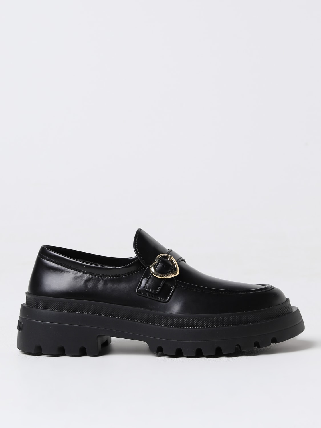 LOVE MOSCHINO LOAFER: Shoes woman Love Moschino, Black - Img 1