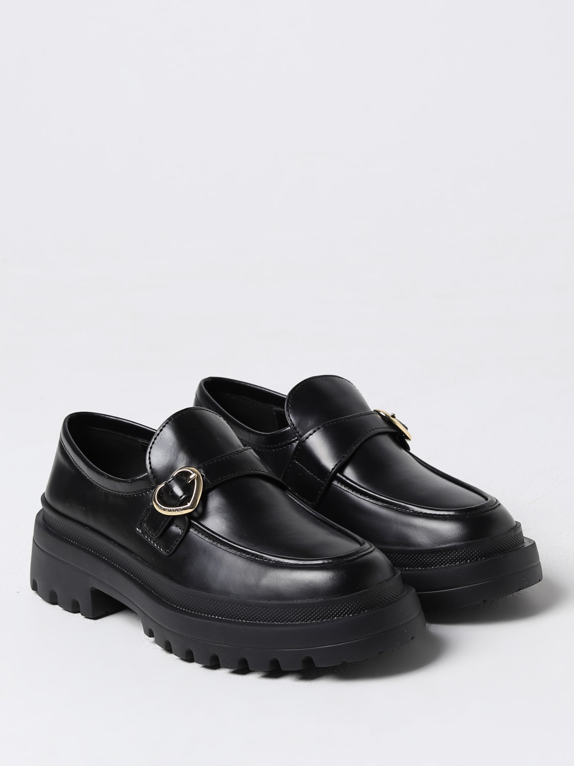 LOVE MOSCHINO LOAFER: Shoes woman Love Moschino, Black - Img 2