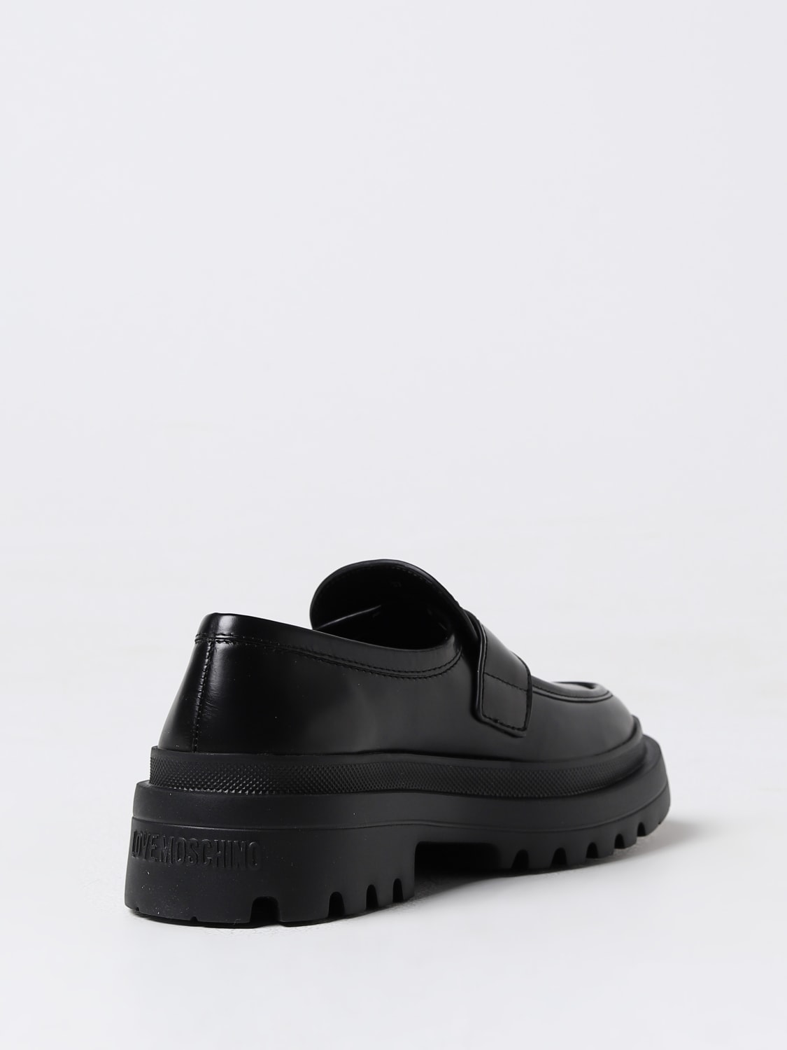 LOVE MOSCHINO LOAFER: Shoes woman Love Moschino, Black - Img 3