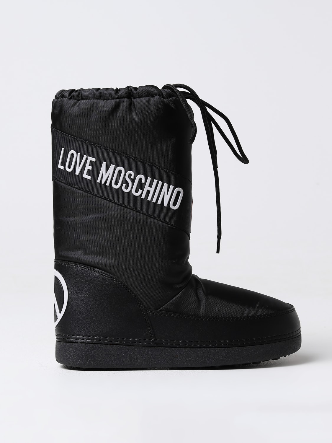 LOVE MOSCHINO Shoes woman Black Love Moschino boots JA24032G0LISA online at GIGLIO.COM