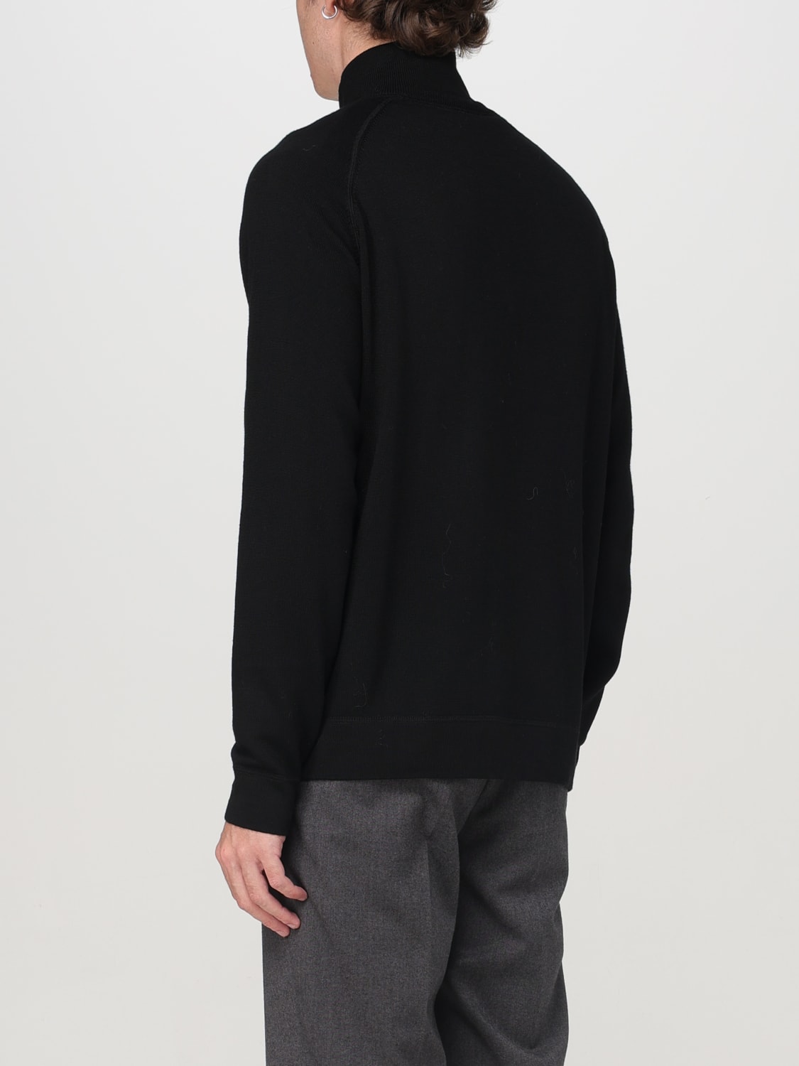 PAOLO PECORA PULL: Pull homme Paolo Pecora, Noir - Img 2