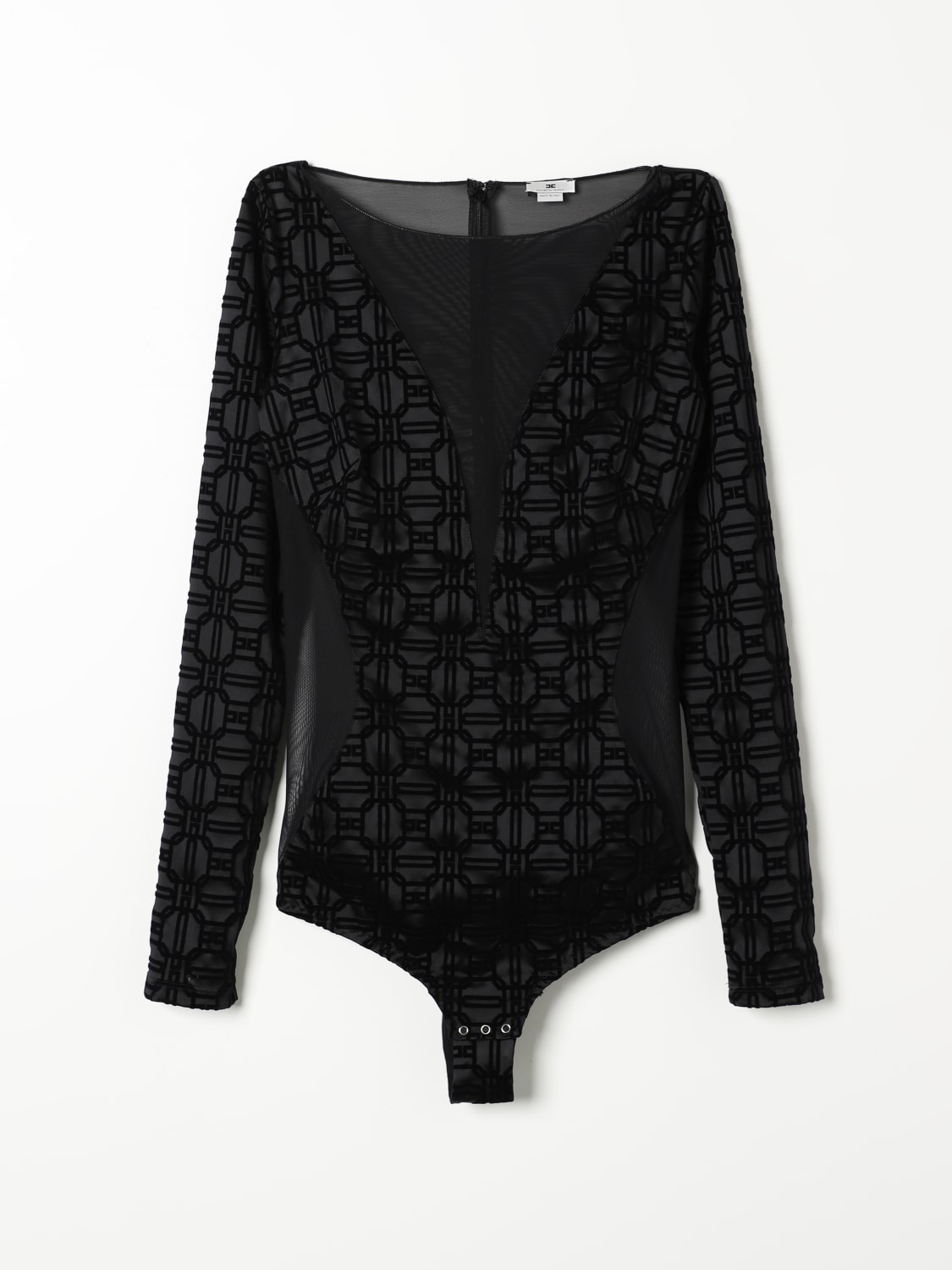 ELISABETTA FRANCHI BODY: Body woman Elisabetta Franchi, Black - Img 2