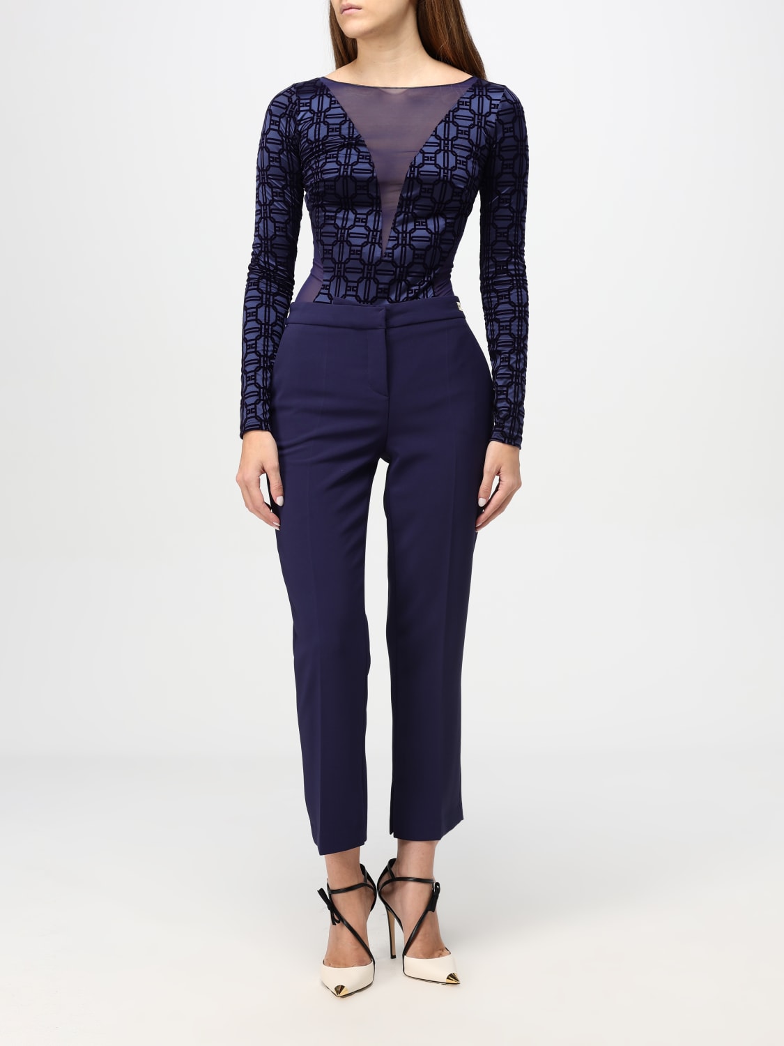 ELISABETTA FRANCHI ボディ: ボディ レディース Elisabetta Franchi, ブルー - Img 4