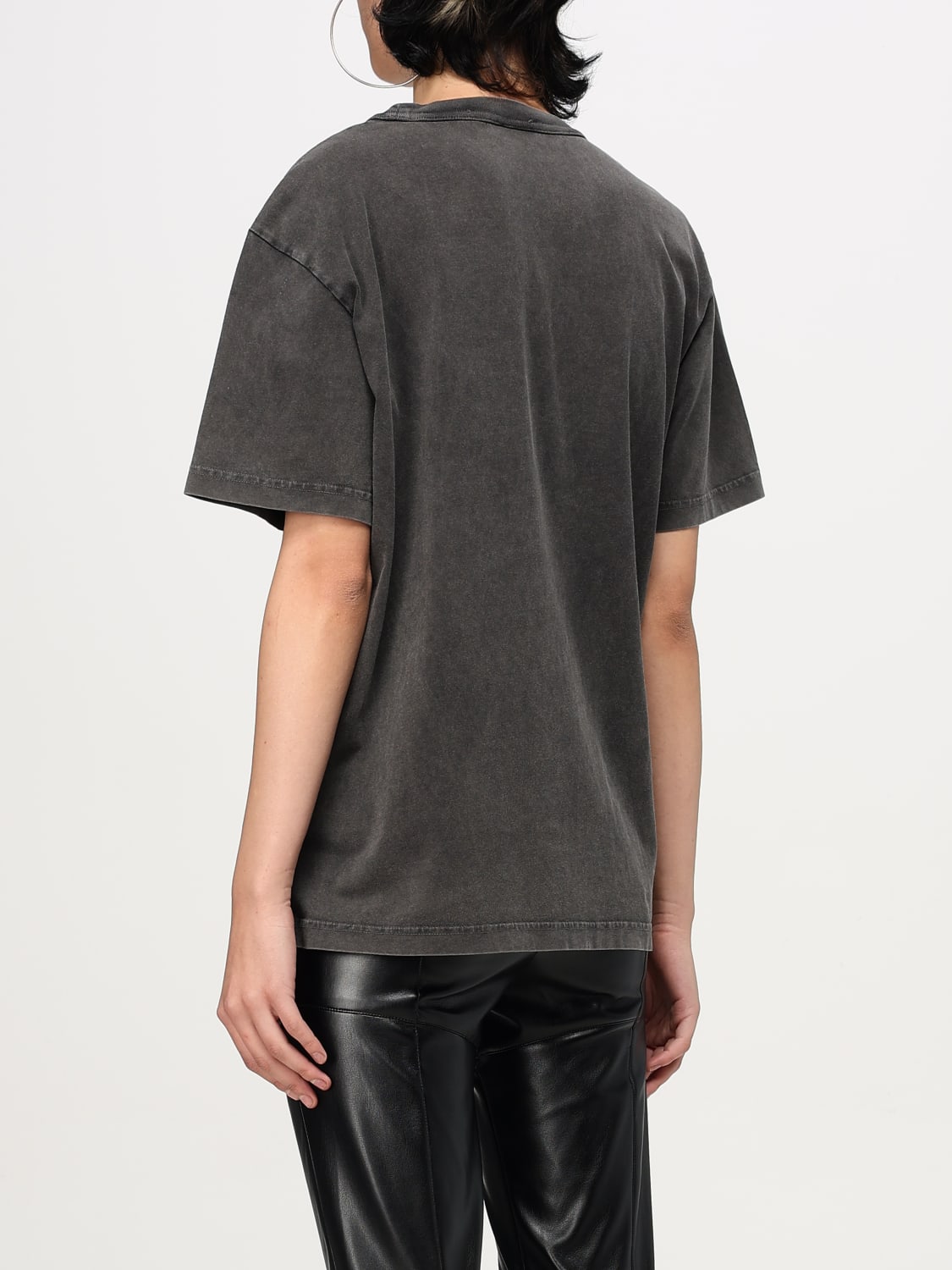 ALEXANDER WANG T-SHIRT: Top femme Alexander Wang, Marron - Img 3