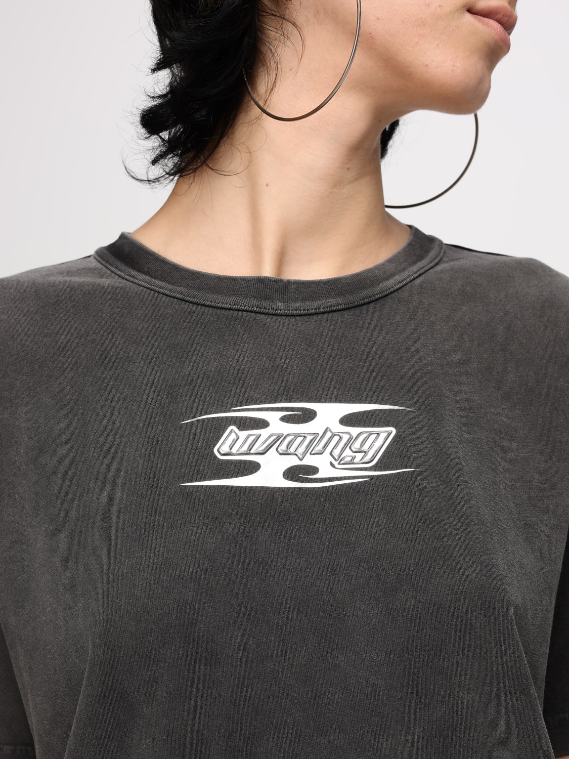 ALEXANDER WANG T-SHIRT: Top femme Alexander Wang, Marron - Img 5